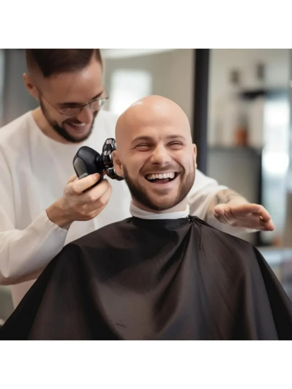 5-in-1 Electric Head Shaver for Bald Men - Waterproof Grooming Kit, Turbo Speed